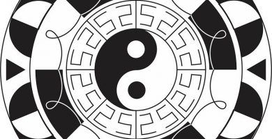 Mandala del yin y el yan