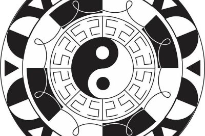 Mandala del yin y el yan